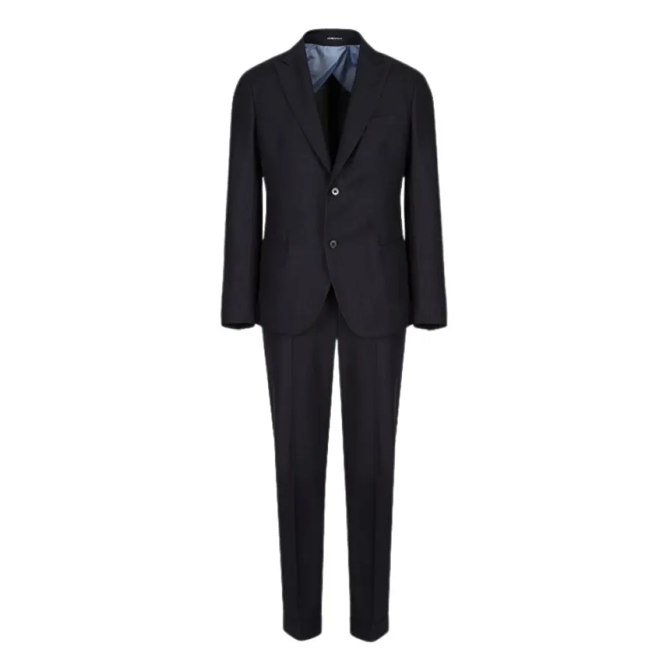 Costume en Laine Coupe Slim Croisée