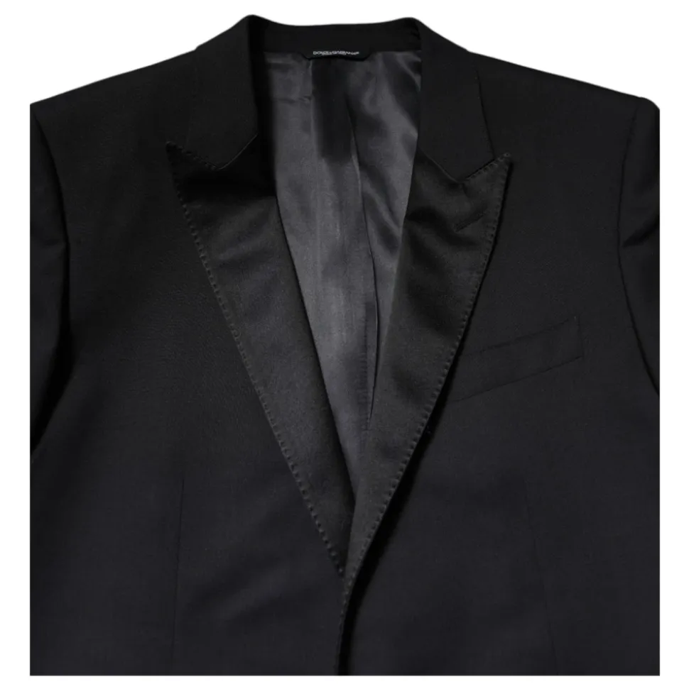 Costume en Laine MARTINI Bleu Foncé