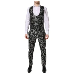 Costume Homme Jacquard MARTINI Noir Gris