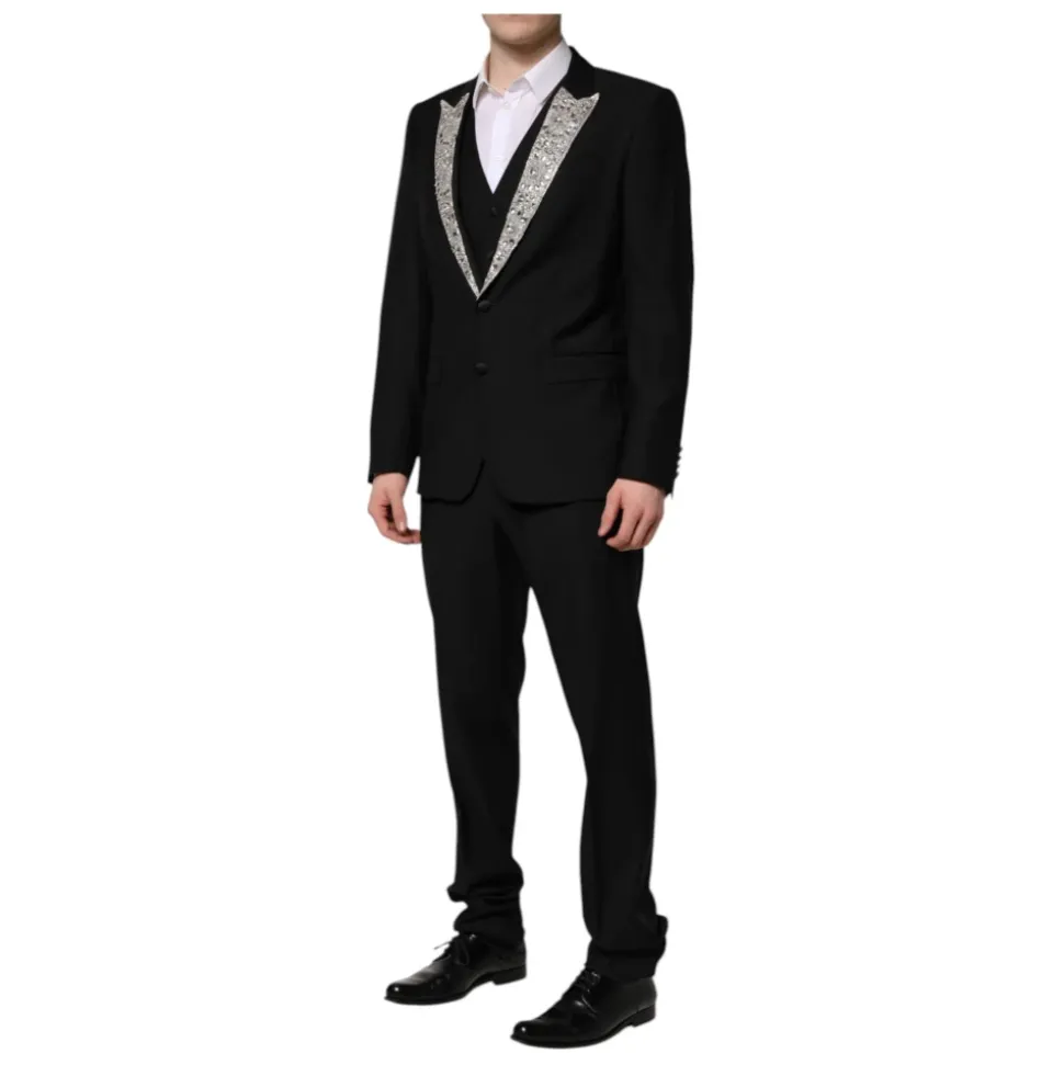 Costume MARTINI noir orné de cristaux