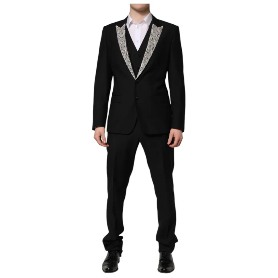 Costume MARTINI noir orné de cristaux