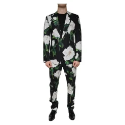 Costume Slim Fit à Imprimé Floral