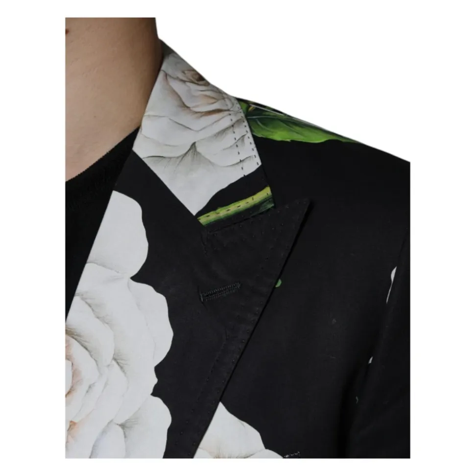 Costume Slim Fit à Imprimé Floral