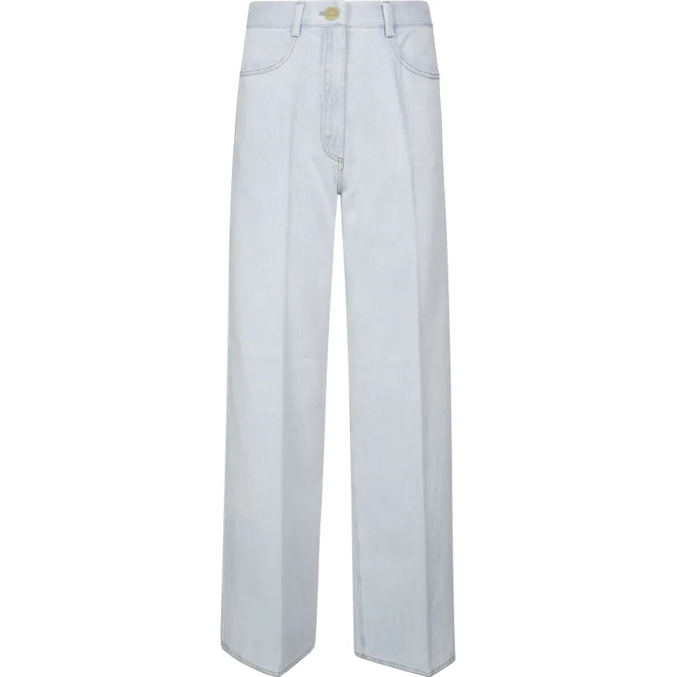 Cotton Denim Calvary 5 Pockets Pants