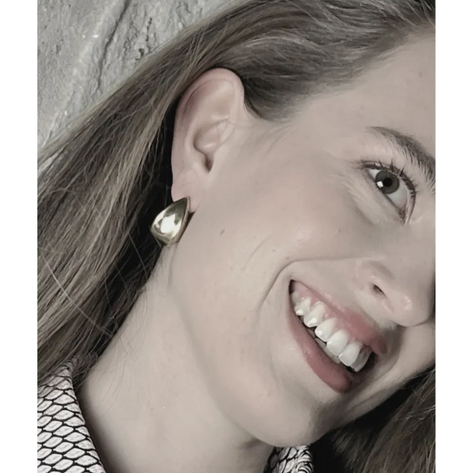 Courage Waterproof 3D Mirror Statement Earring
