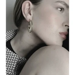 Courage Waterproof U-Turn Statement Earring