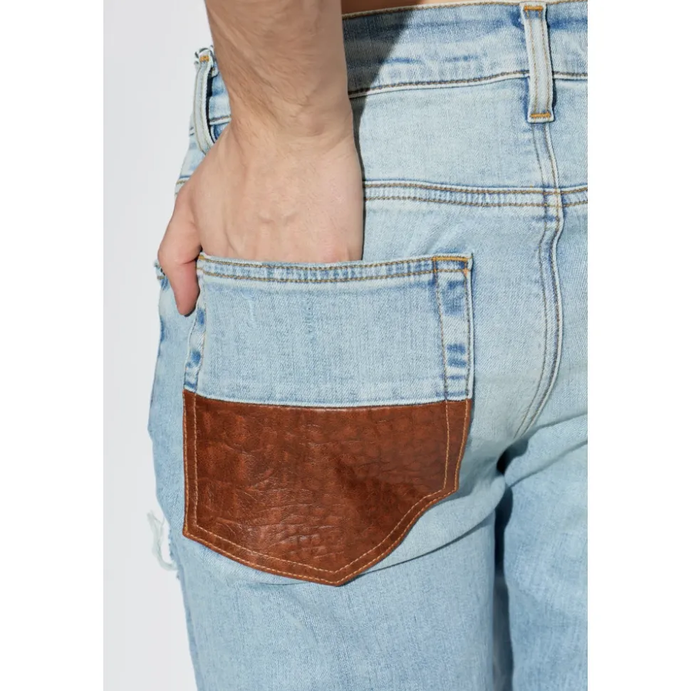 Crochet Leather Mx1 Jeans