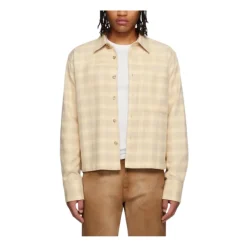 Cropped Check Shirt