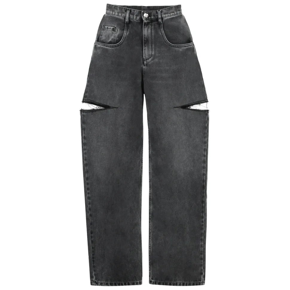 Cut-out Jeans