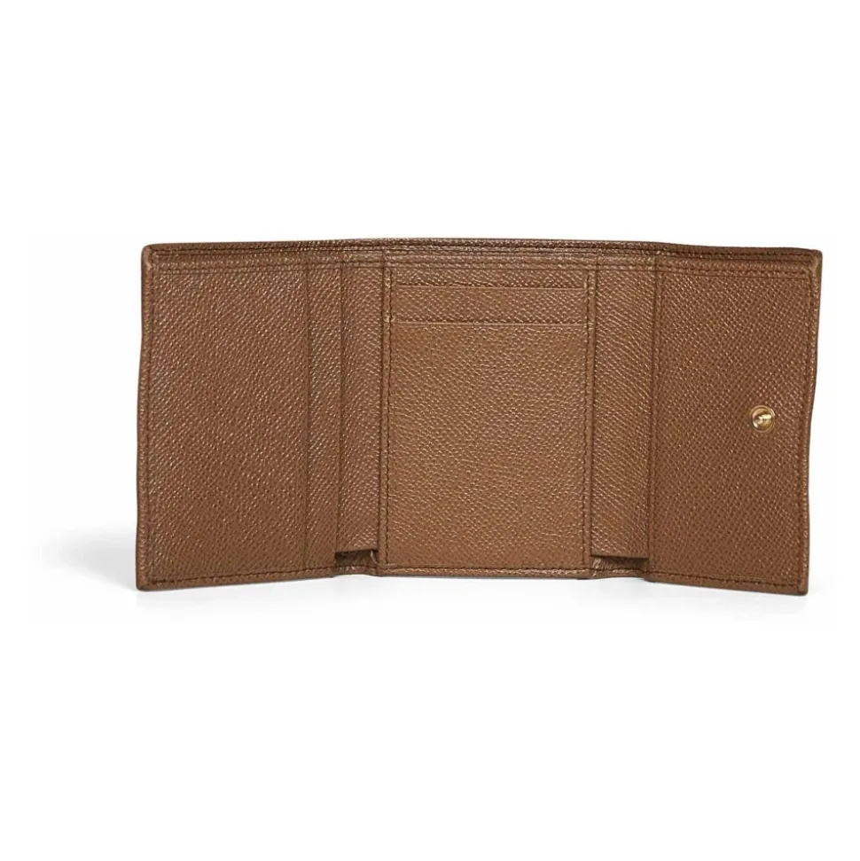 Dauphine Calfskin French Flap Wallet