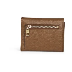 Dauphine Calfskin French Flap Wallet