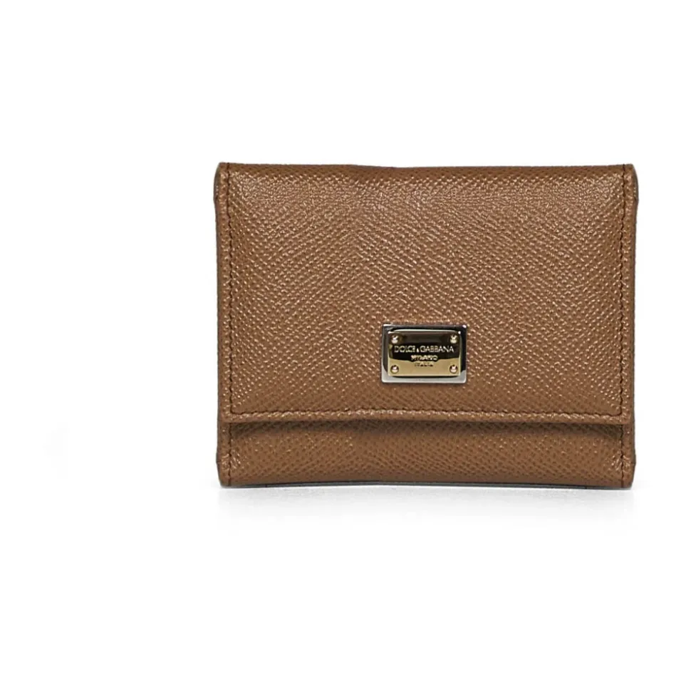 Dauphine Calfskin French Flap Wallet