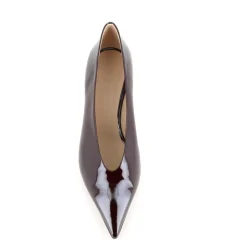 Décollette Babouche Kitten Heel
