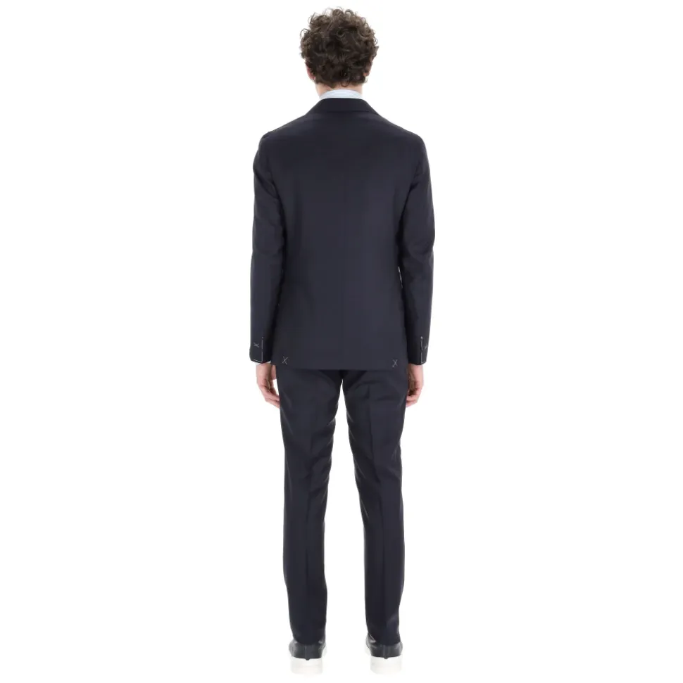Ensemble de costume en laine à simple boutonnage