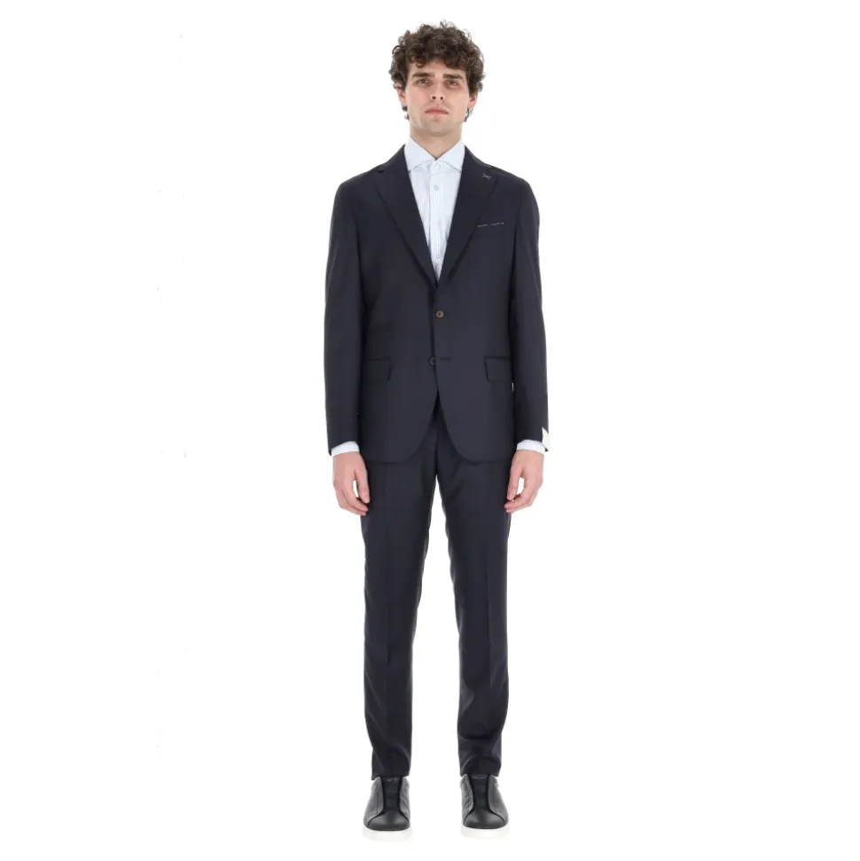Ensemble de costume en laine à simple boutonnage