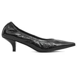 Escarpins en Cuir Verni Noir