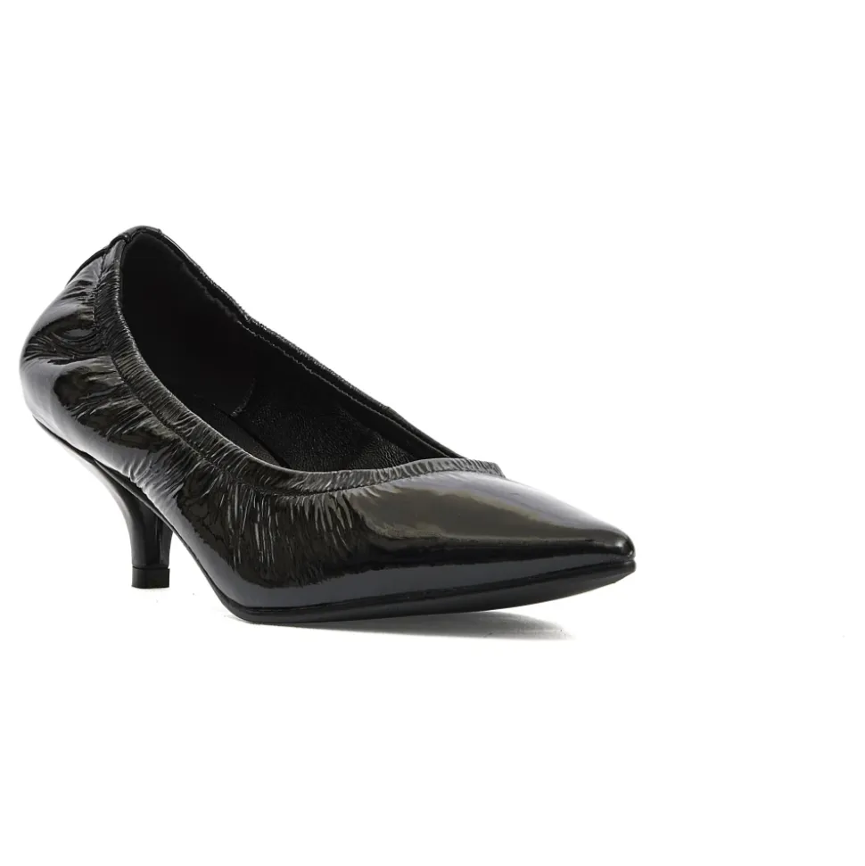 Escarpins en Cuir Verni Noir