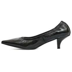 Escarpins en Cuir Verni Noir