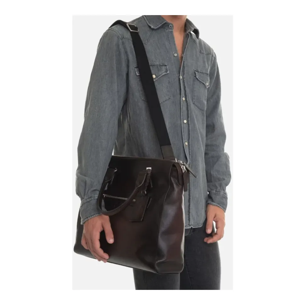 Executive Leather Weekender