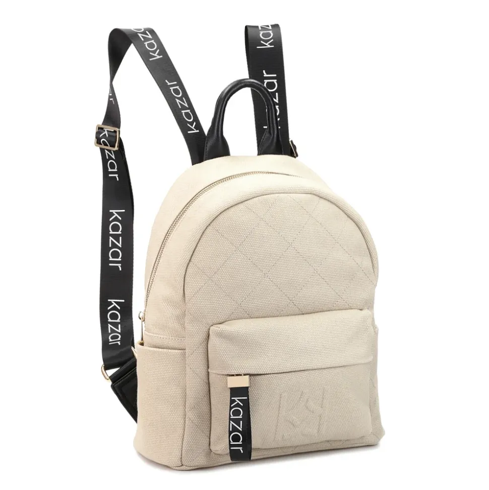 Femmes beige et noir sac à dos