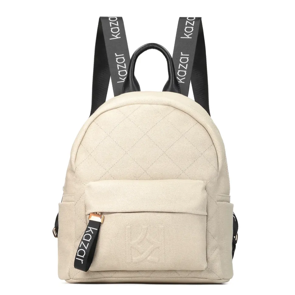 Femmes beige et noir sac à dos