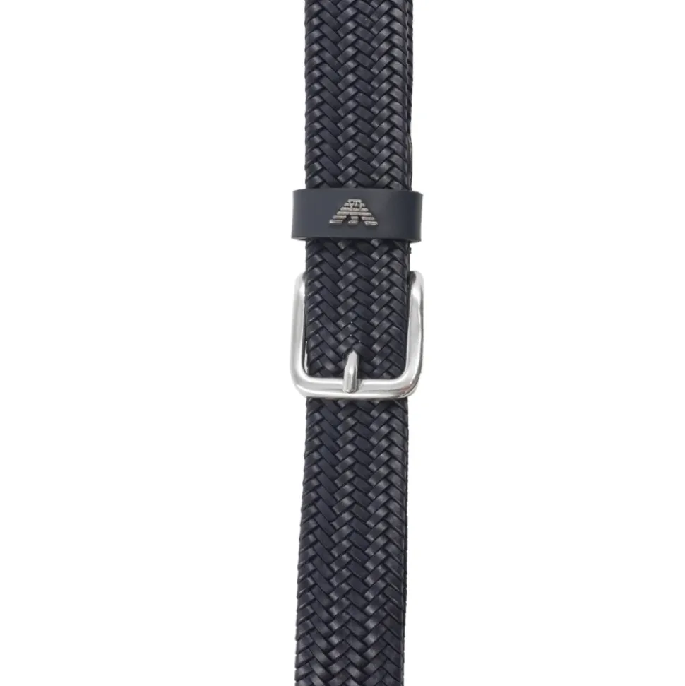 Fine Woven Bull Leather Belt
