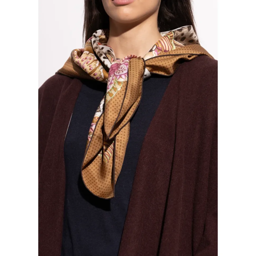 FO Gattopap Silk Scarf