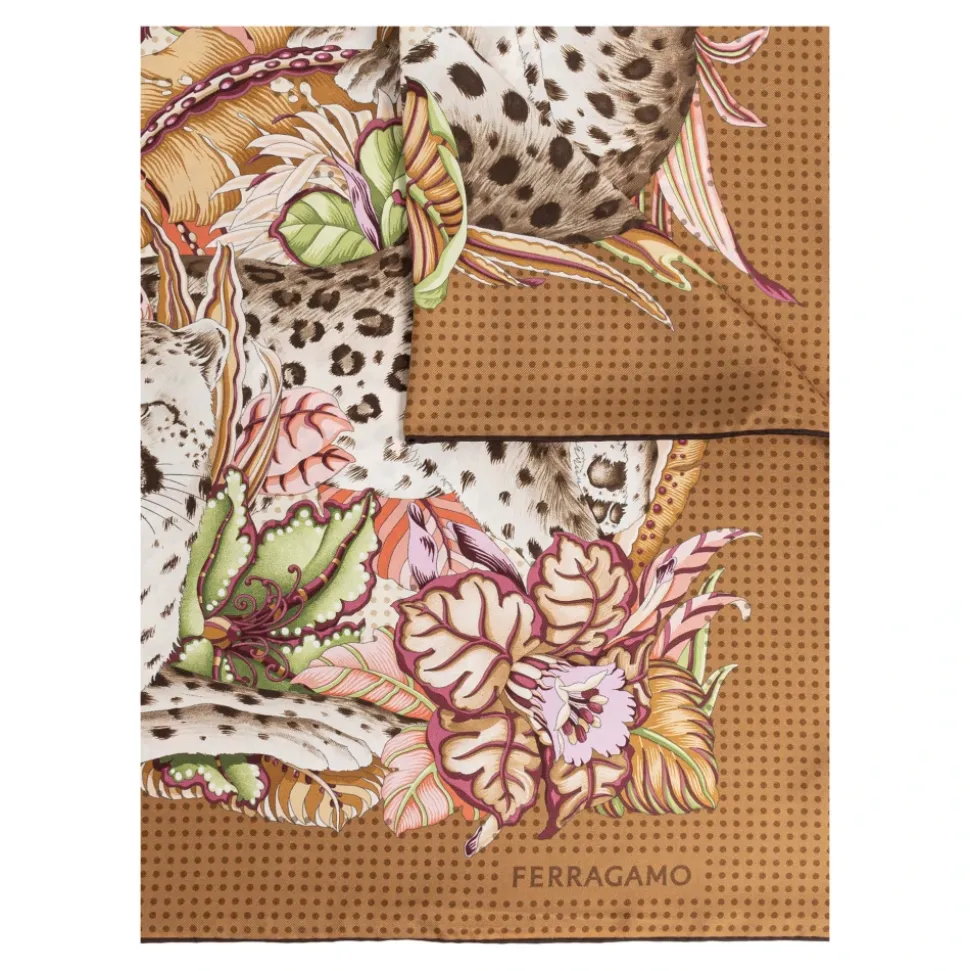 FO Gattopap Silk Scarf