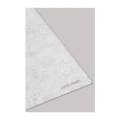 Foulard en mousseline avec imprimé de pétales