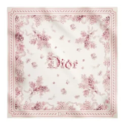 Foulard en Soie Bouquet de Lilas