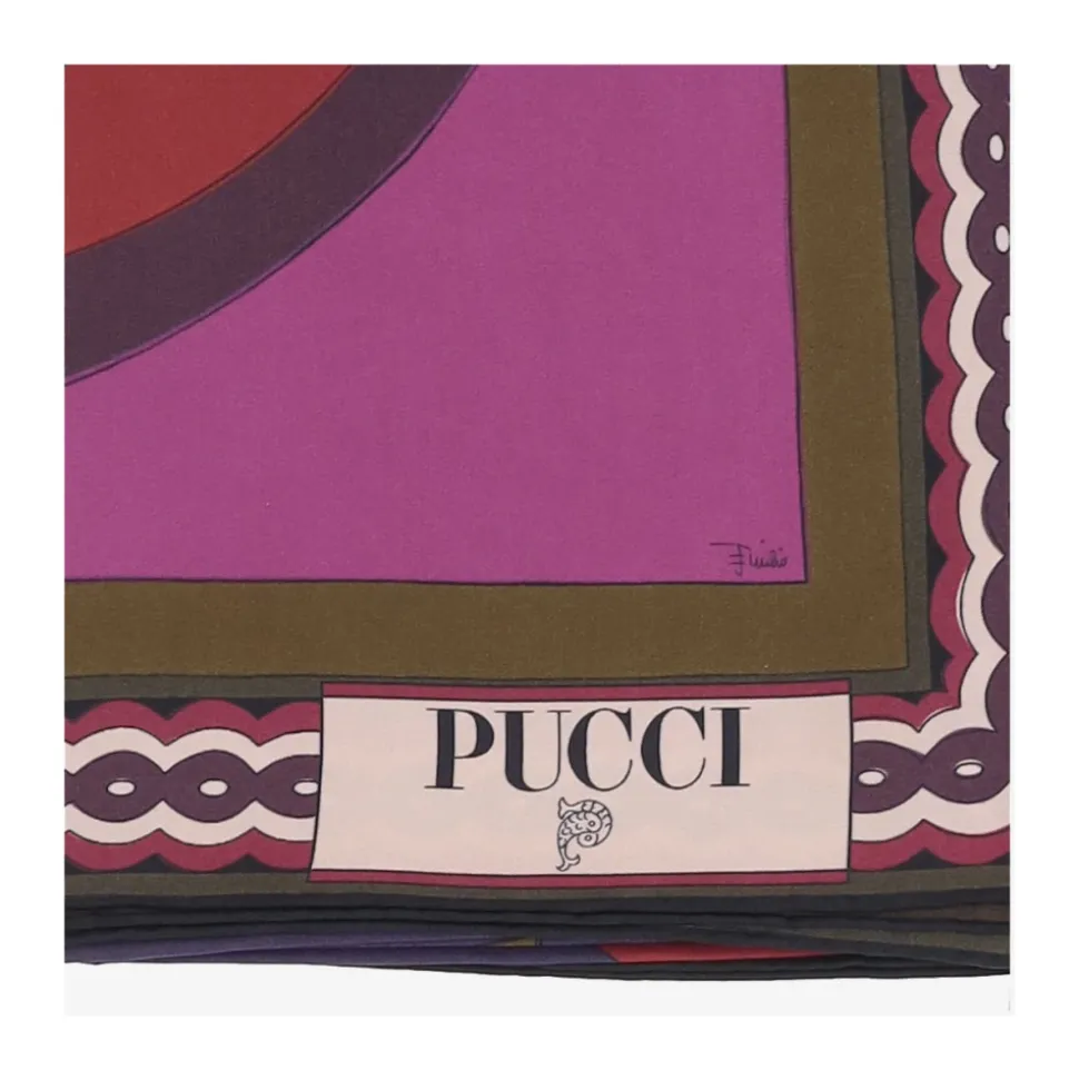 Foulard en soie imprimée