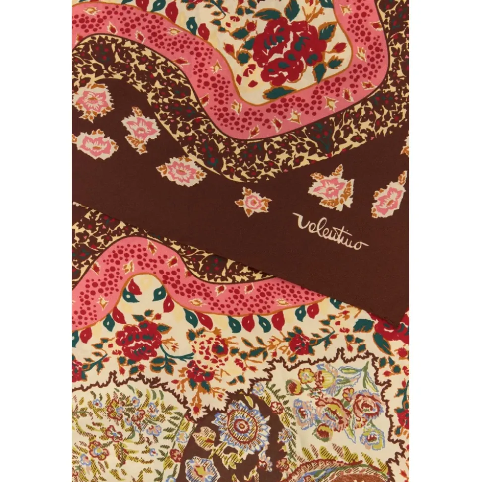 Foulard en soie imprimée