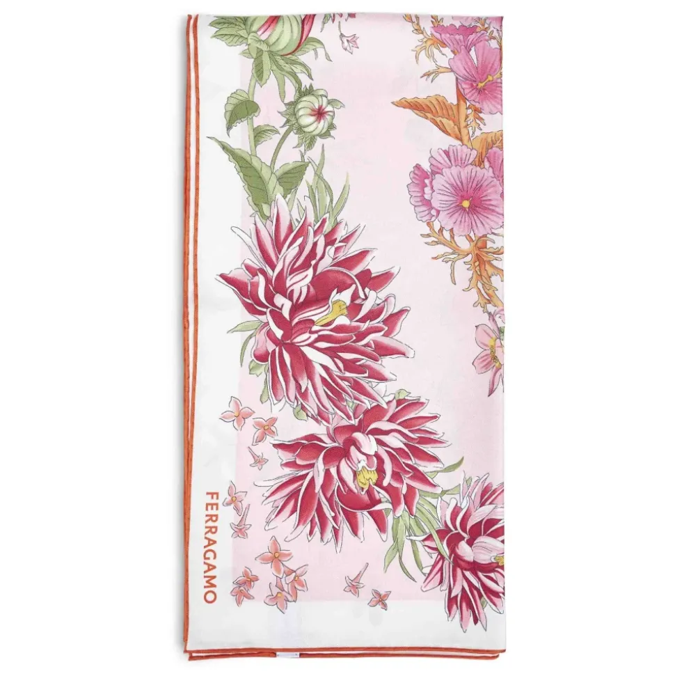 Foulard en Soie Imprimé Printemps