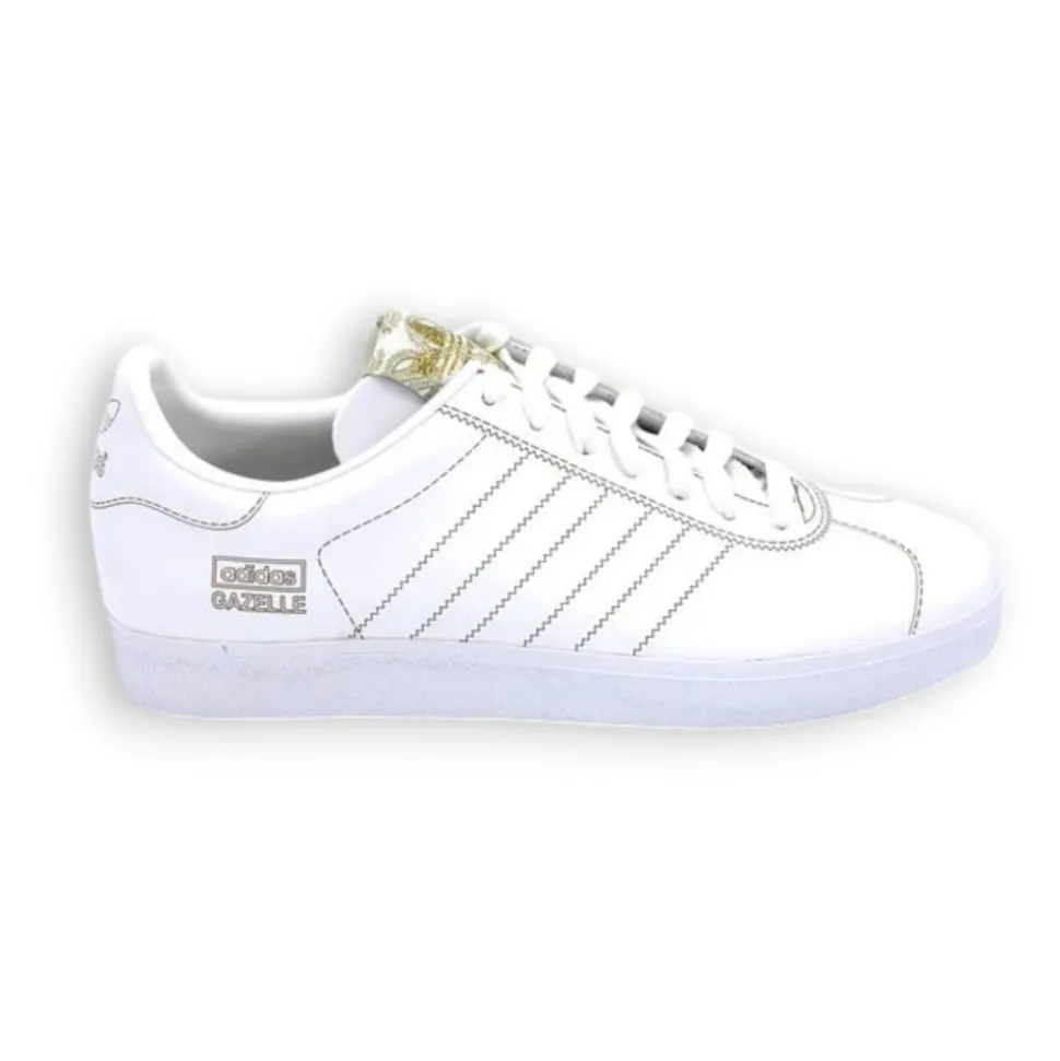 Gazelle Cuir Lacet Semelle en Caoutchouc Chaussure