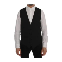 Gilet Classique à Rayures