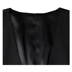 Gilet en laine noire robe gilet formel