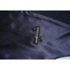 Gilet Formel en Laine Bleu Foncé avec Logo