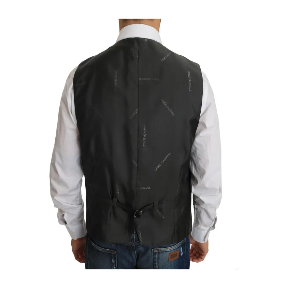 Gilet Formel Gris à Carreaux