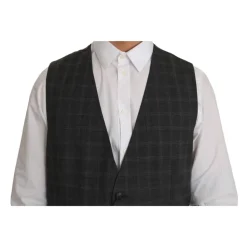 Gilet Formel Gris à Carreaux