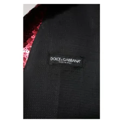 Gilet Formel Rouge à Paillettes