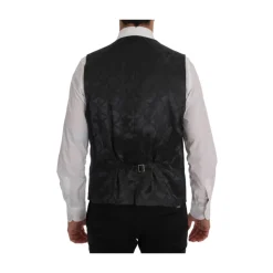 Gilet lgant Rayures Grises