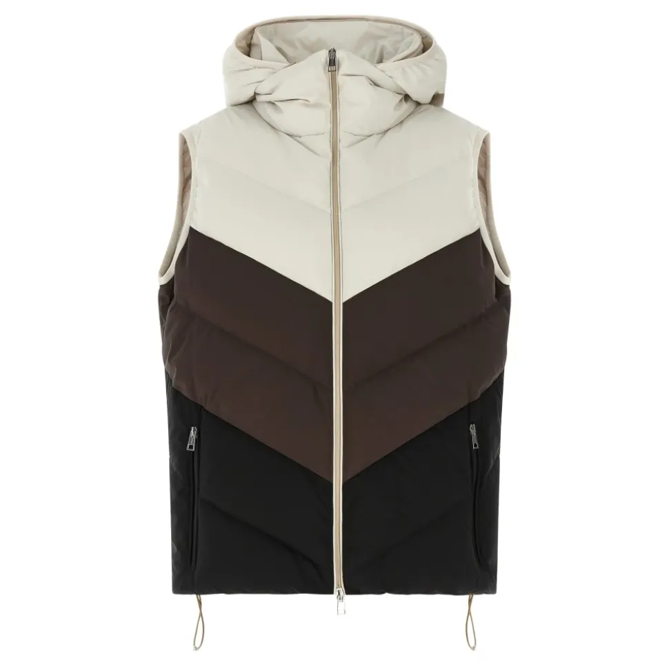 Gilet matelassé à chevrons