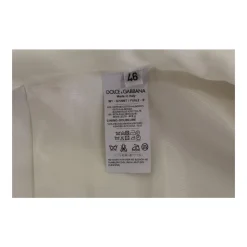 Gilet Robe en Mélange Coton Soie Blanc