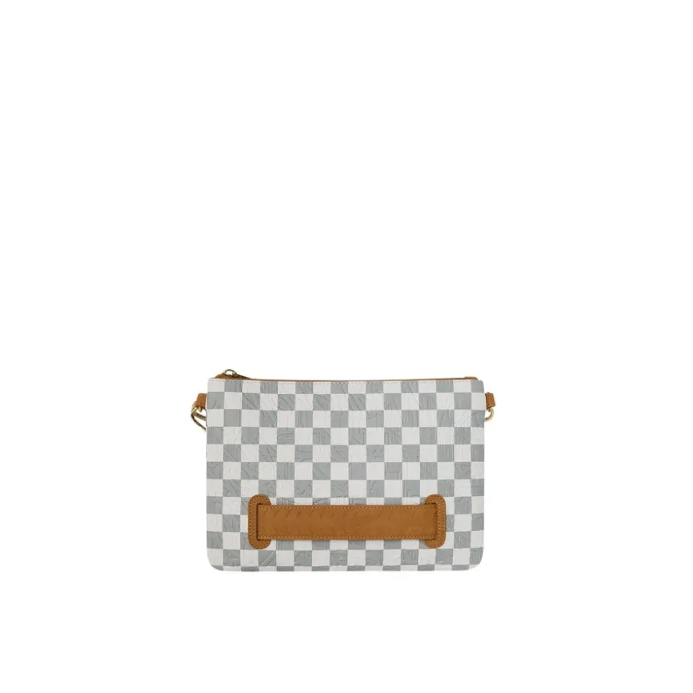 Graff Embossed Crossover Clutch