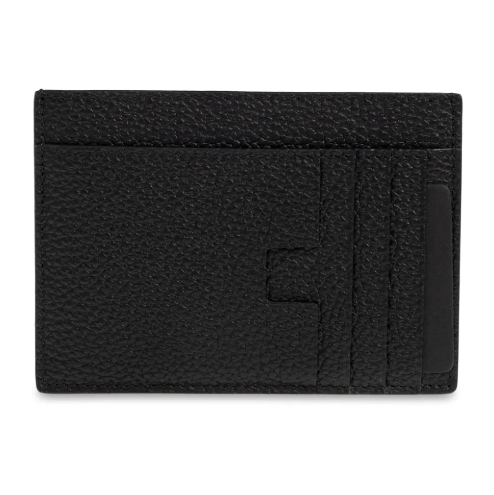 Grand Porte-cartes en cuir grainé