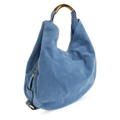 Handle Me Suede Bag