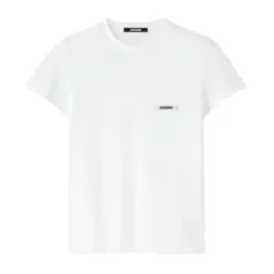 Haut Blanc avec Logo Poche Poitrine