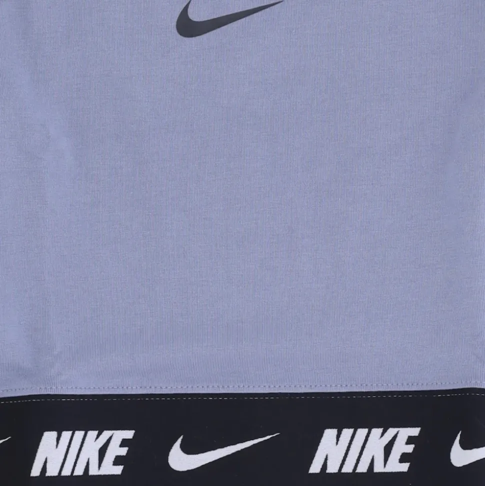 Haut Court de Sportswear à Manches Longues et Bande Logo