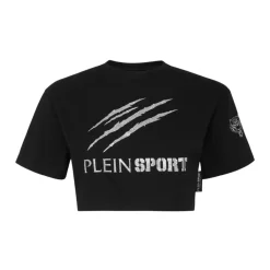 Haut Court Noir avec Logo