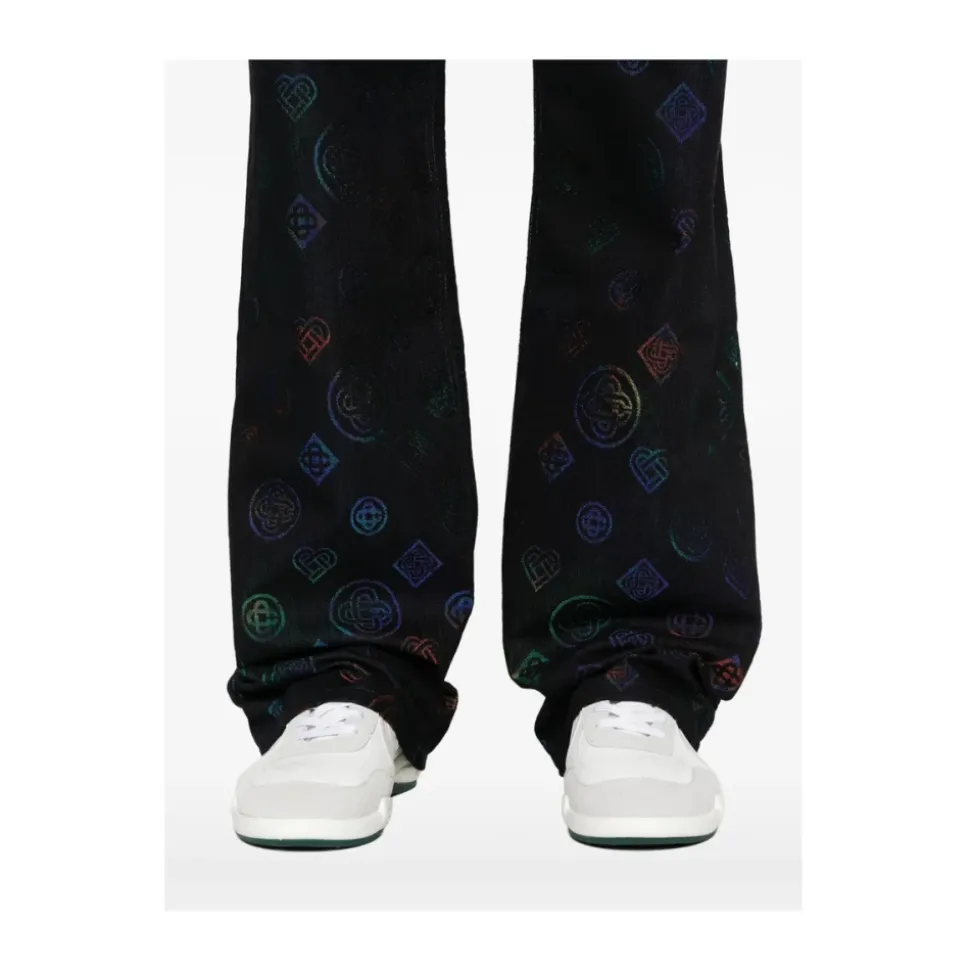 Heatmap Monogram Denim Jeans